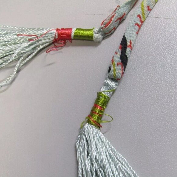 NEW ETRO Women's One Shoulder Silk Dress Multicolor Size 12 - Picture 16 of 16